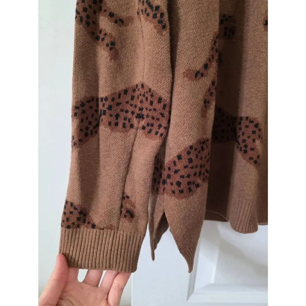 Show Me Your Mumu Gilligan Jumping Cheetah Sweater S